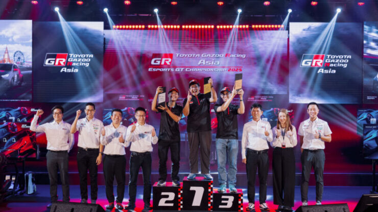 Podium Shot – Andika Rama, Moreno Pratama, Chong Kai Chang