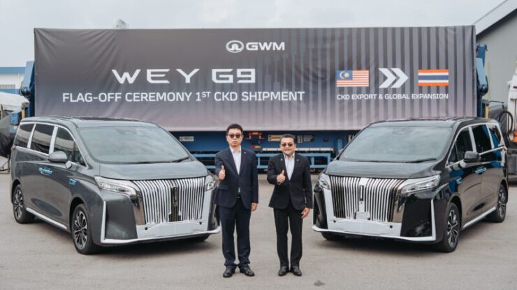 1. GWM Wey G9 CKD Rolls Off