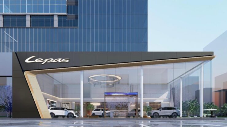 A preview of LEPAS’ showroom concept, inspired by elegant mobility.