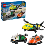 60505 LEGO Airplane, Service Truck & Hovercraft Remix